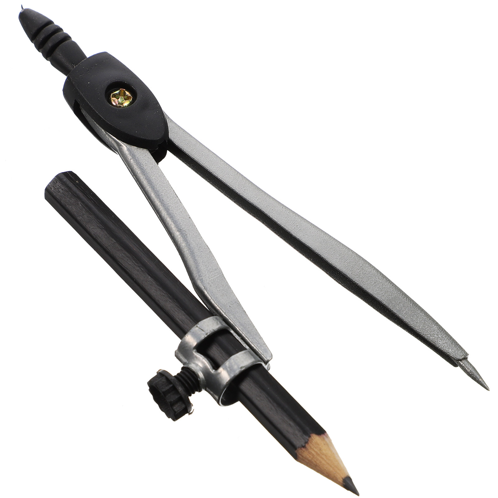 Math Geometry Set With Compass - Profesjonalny kompas metalowy, zestaw do rysowania,