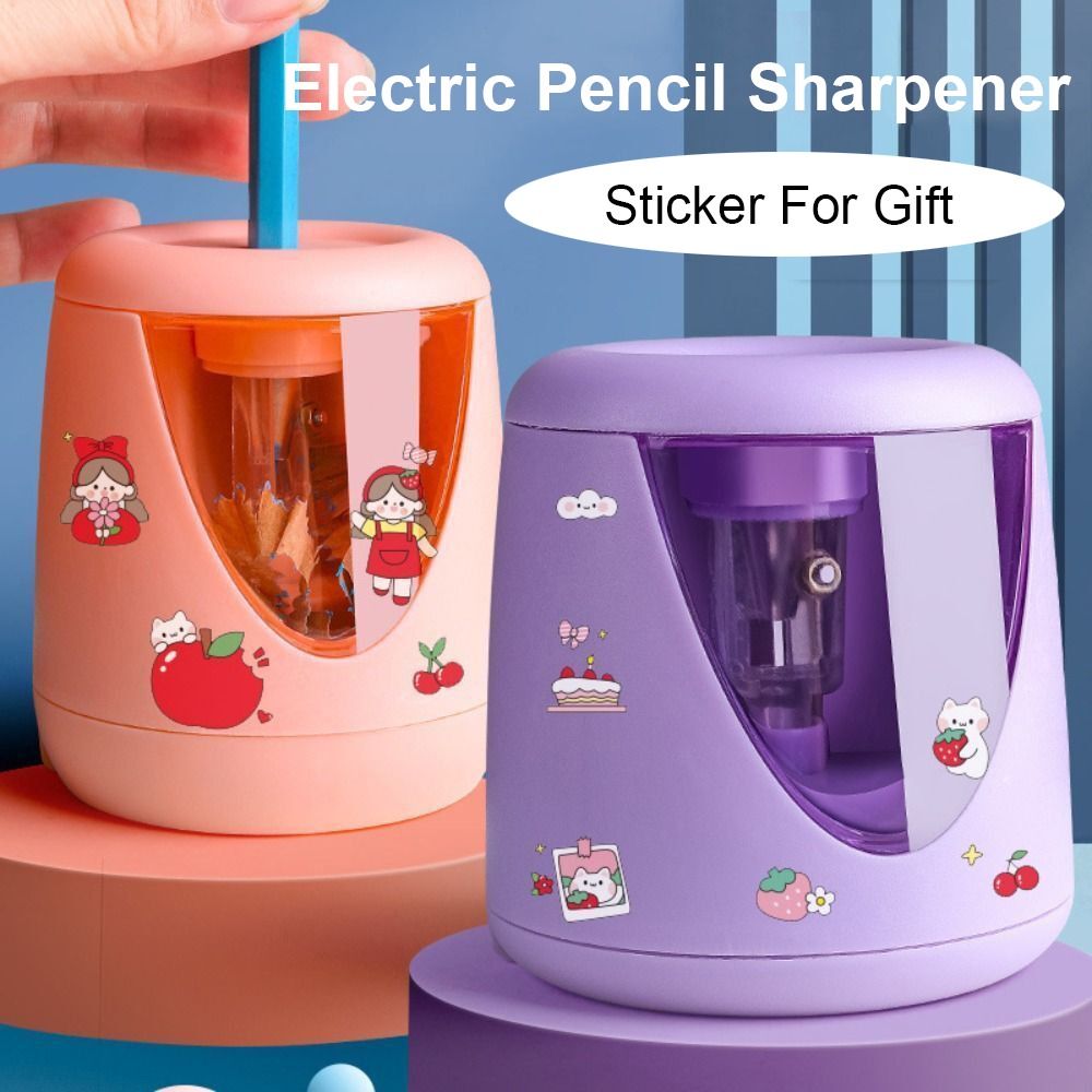Electric Pencil Sharpener Usb - Ostrzałka do ołówków zasilana baterią/USB, z