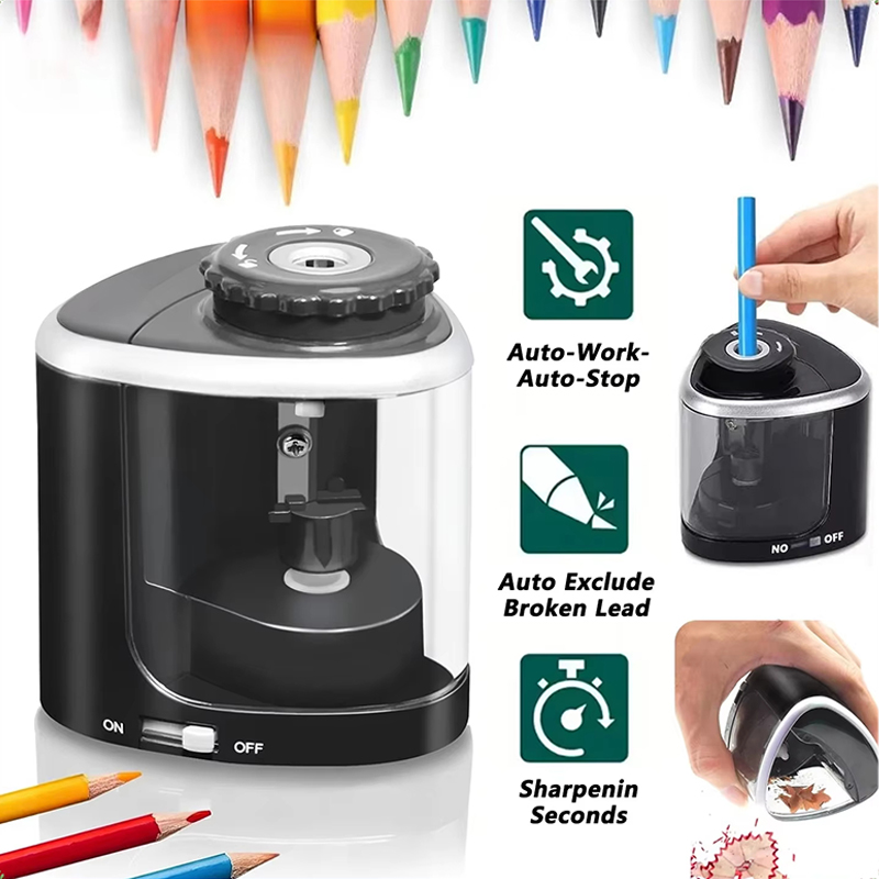 Electric Pencil Sharpener Usb - Elektryczna temperówka biurkowa automatyczna do ołówków