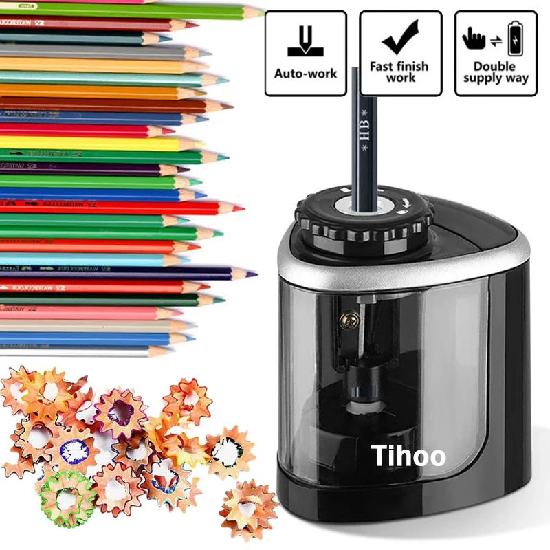 Electric Pencil Sharpener Usb - Elektryczna temperówka do ołówków, automatyczna, zasilana