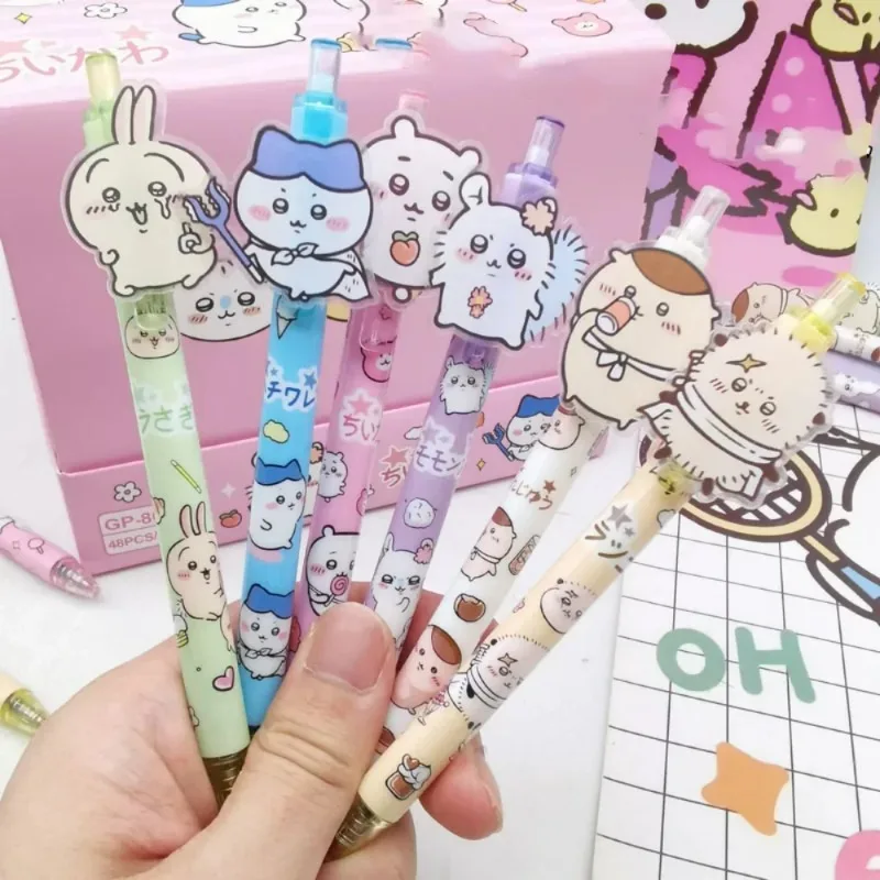 Stationery - Żelowe długopisy Kawaii Chiikawa, 0,5 mm,