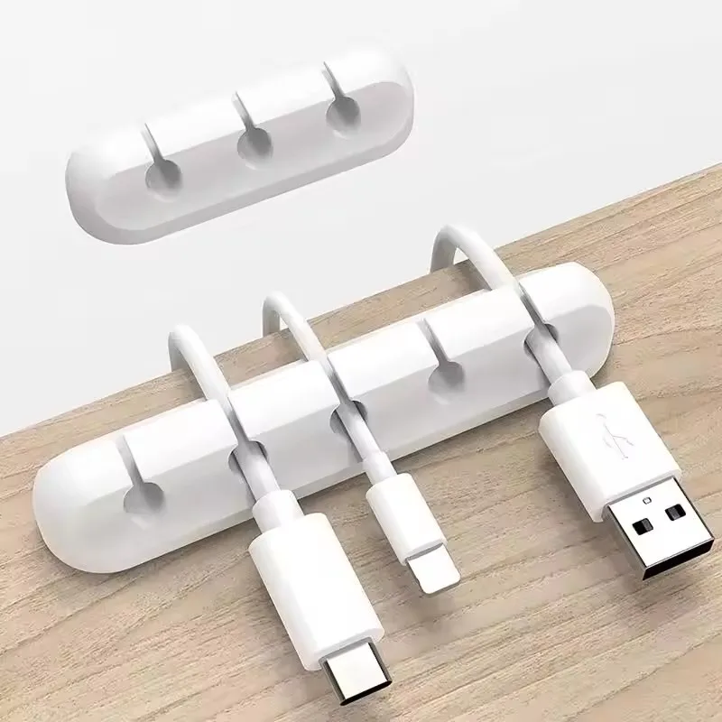 Desk Accessories - Silikonowy organizer na kable USB, zwijacz