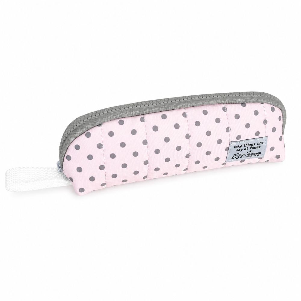 Estetyczny piórnik w kropki, w – Aesthetic Large Pencil Case Pouch recenzja i cena