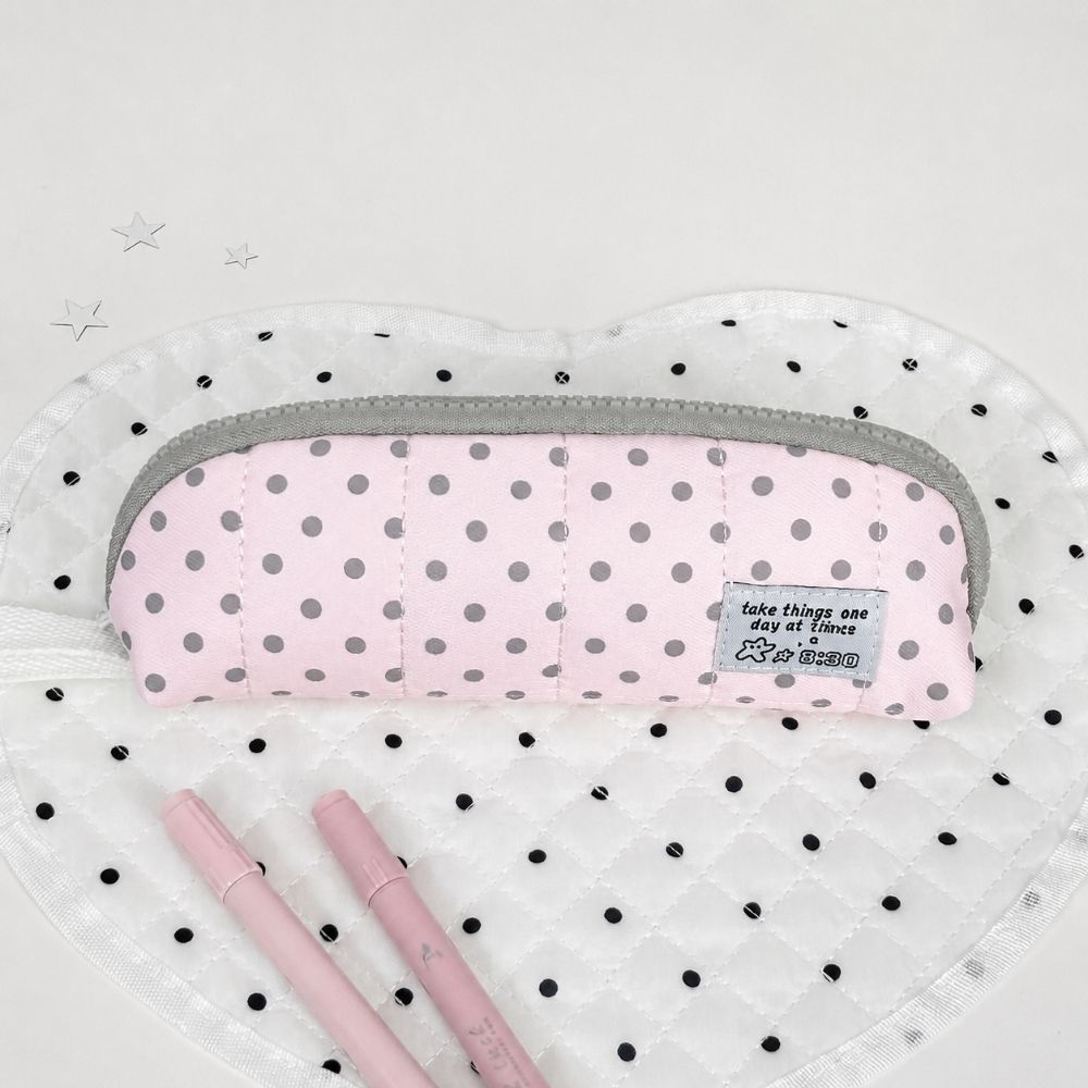Estetyczny piórnik w kropki, w – Aesthetic Large Pencil Case Pouch recenzja i cena
