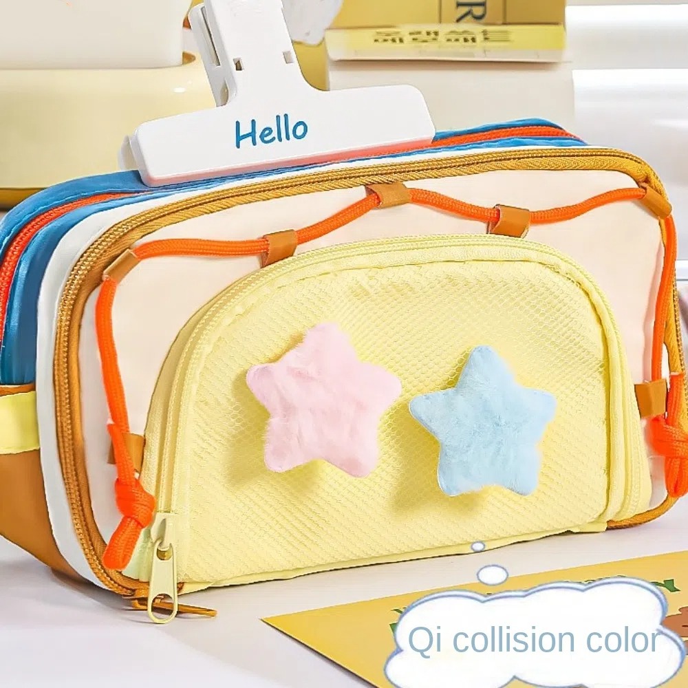 7-warstwowy wielowarstwowy pió – Aesthetic Large Pencil Case Pouch recenzja i cena