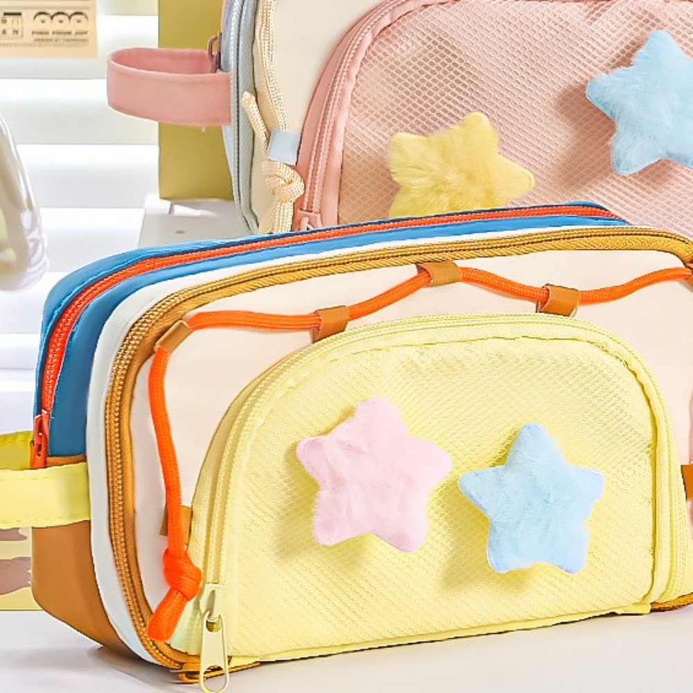 7-warstwowy wielowarstwowy pió – Aesthetic Large Pencil Case Pouch recenzja i cena