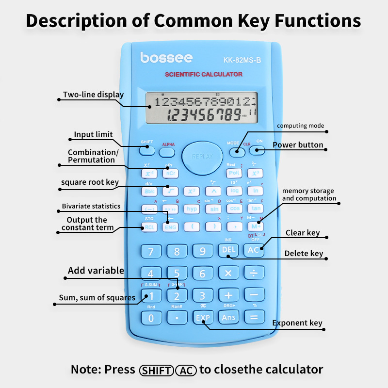 Kalkulator naukowy z 240 funkc – Scientific Calculator For Secondary School recenzja i cena