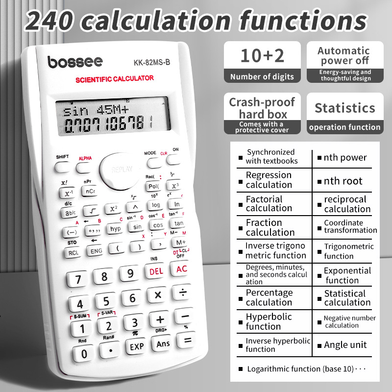 Kalkulator naukowy z 240 funkc – Scientific Calculator For Secondary School recenzja i cena