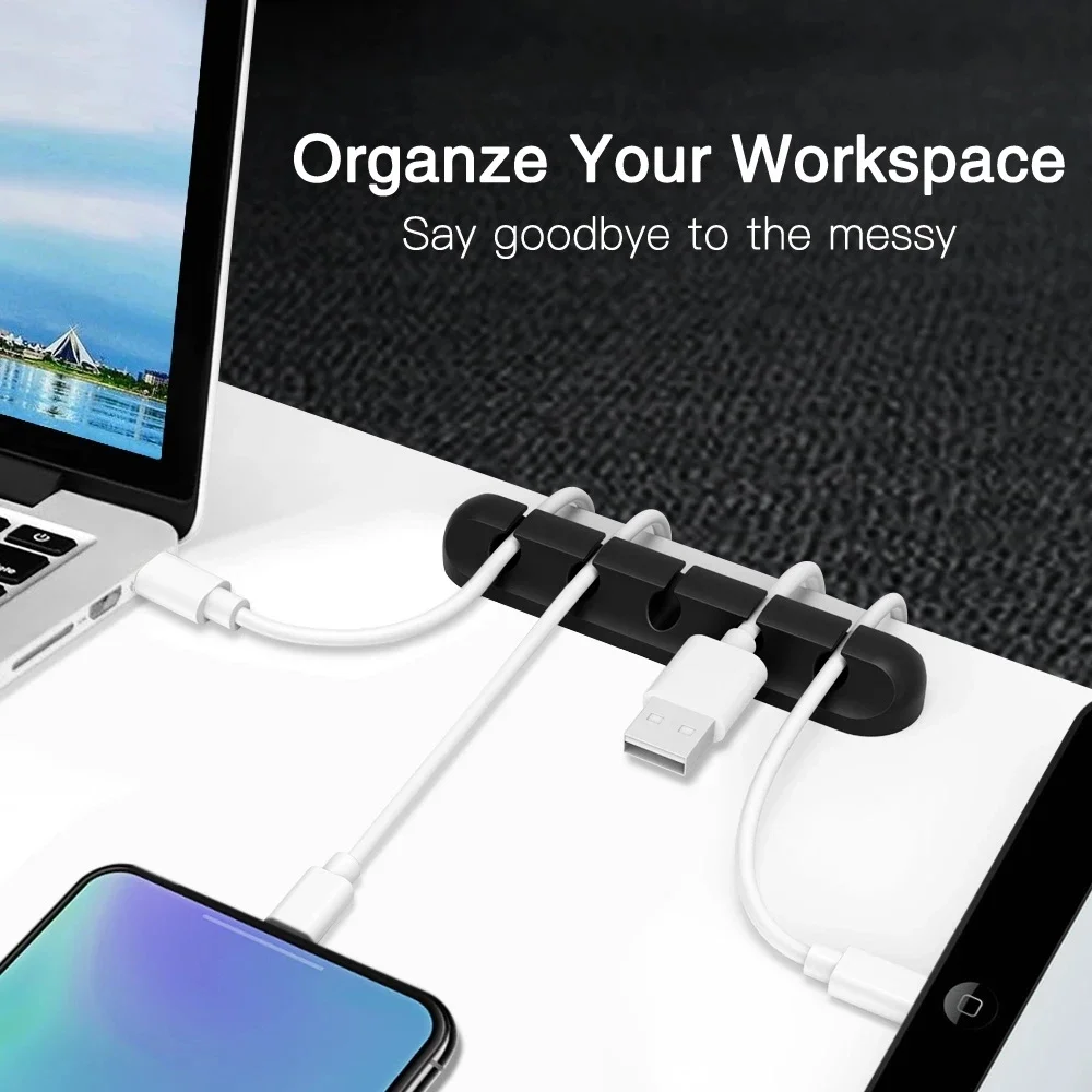 Silikonowy organizer na kable  – Desk Accessories recenzja i cena