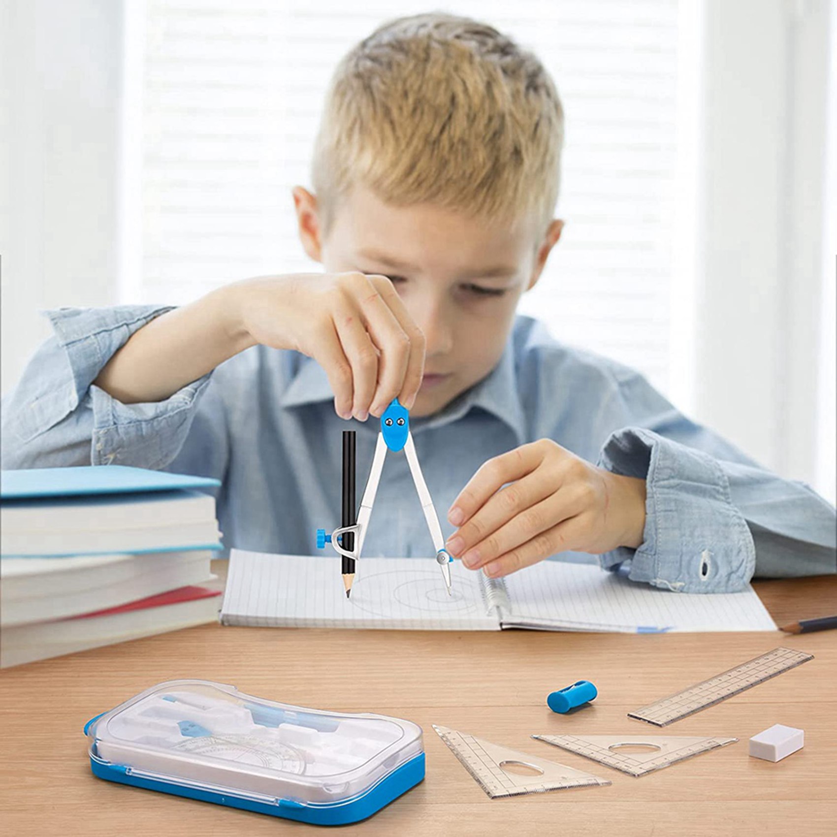 Zestaw narzędzi matematycznych – Math Geometry Set With Compass recenzja i cena